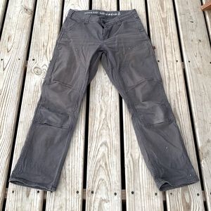 dovetail workwear pants britt utility dark grey canvas